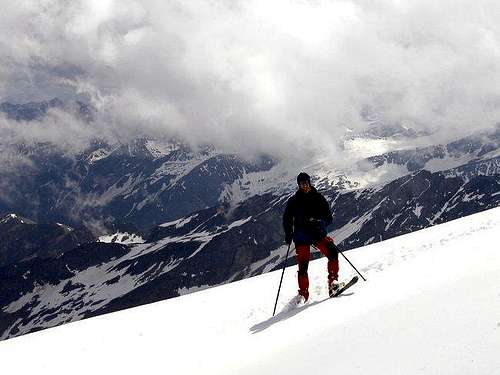 Skiing from Grossvenediger is...