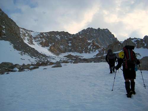 On the Approach to NE Couloir