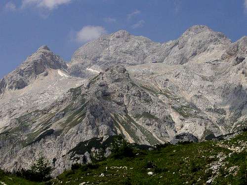 Triglav of south face and the...