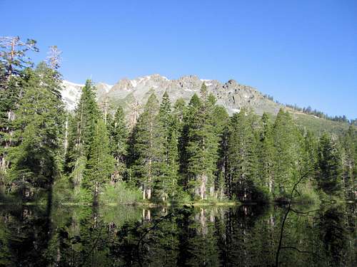 Mount Tallac at Floating Islands Lake