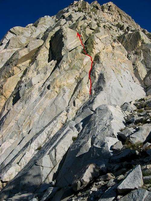 5.7 start to the N Arete of...
