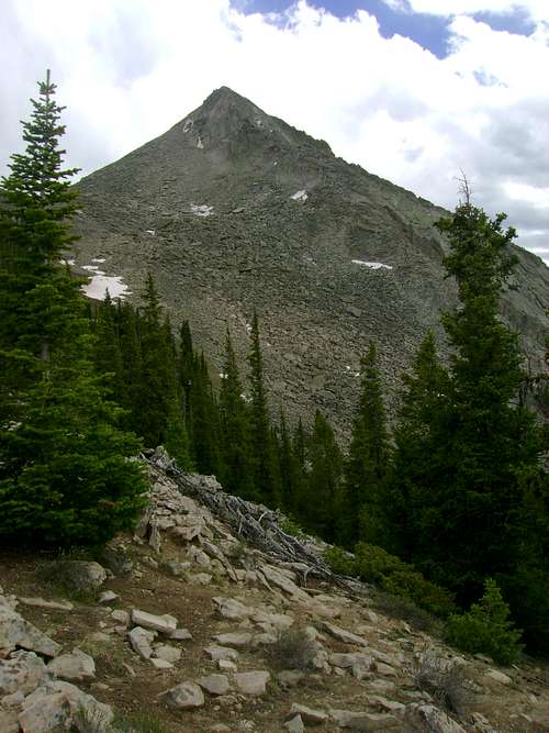 Mt. Crested Butte peak