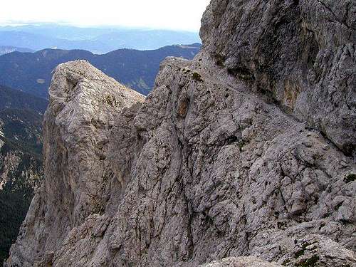 The ledge on Hanza route. On...