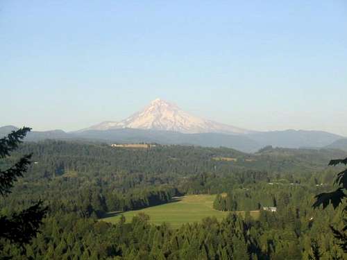 A typical NW Oregon view of a...
