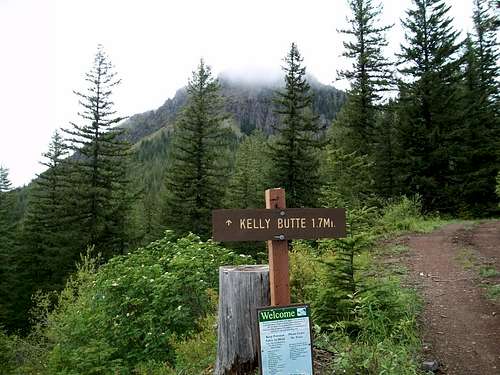 From the Kelly Butte Trailhead