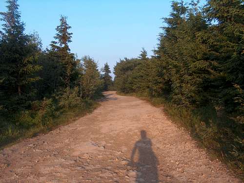 Trail to Radhošť from Pustevny