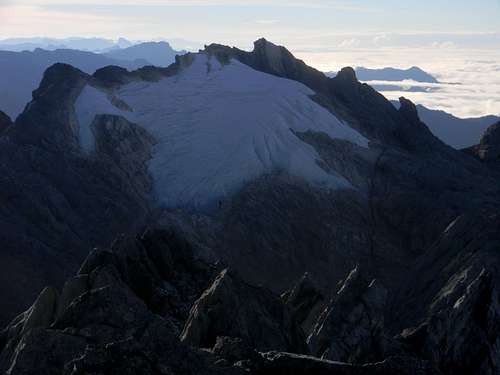 East Carstensz from Carstensz Pyramid Summit