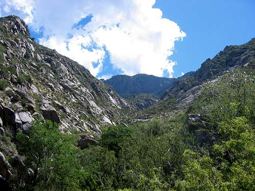 Lower La Cueva Canyon
