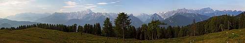 Julian Alps from Gorjane