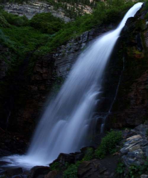 The Aspen Grove Waterfall