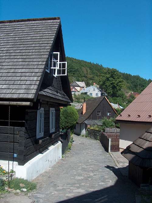 Vallachian wooden houses in Štramberk
