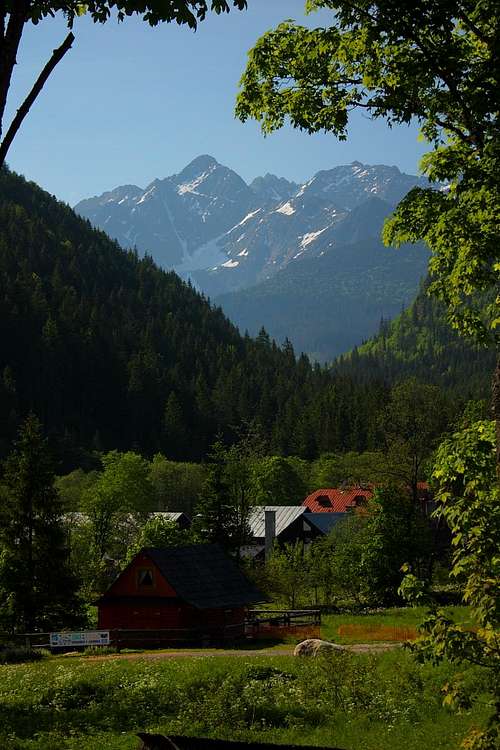 High Tatras from Javorina
