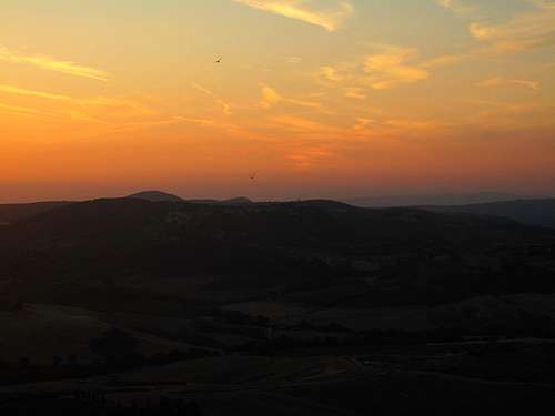 Sunset over Montepulciano 2
