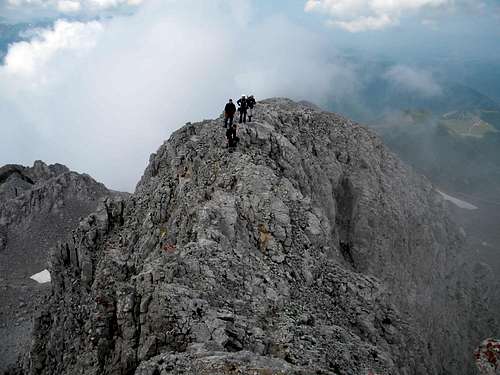 Last ridge before summit Kučki Kom    