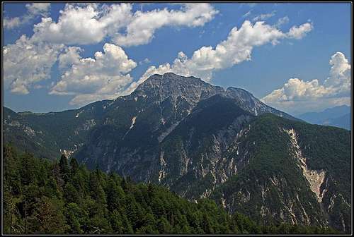 Monte Scinauz from Monte Bruca