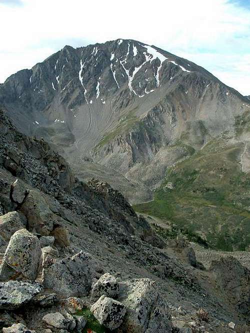 8/7/04: View of La Plata Peak...