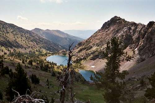 Twin Lakes Basin from the...