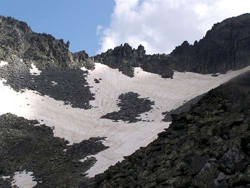 Sharp ridge between Musala and Malka Musala