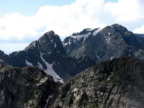 Peak C and Mount Powell
