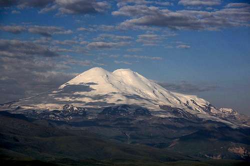 Mt. Elbrus as seen from the Norh