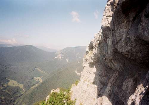 steep rocky part of Ohniště (Low Tatras - Slovakia)