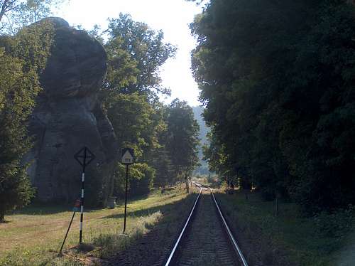 Railway in Adršpach