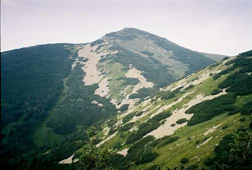 Veľký Kriváň (1709m) is the highest summit of Little Fatra (Slovakia)