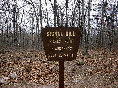 The old sign at the top. Last...
