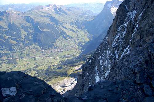 Eiger North Face from W Flank 2008