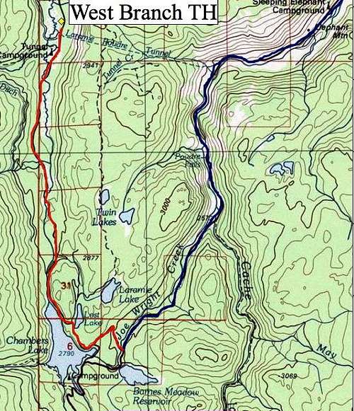 West Branch TH Map