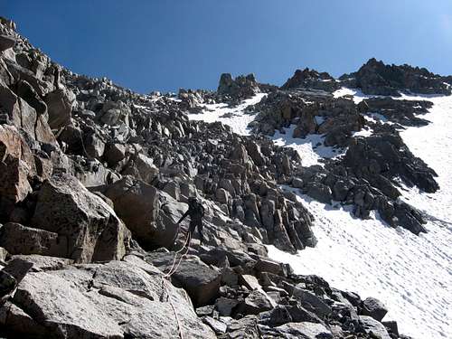NE Buttress Variation of the North Couloir