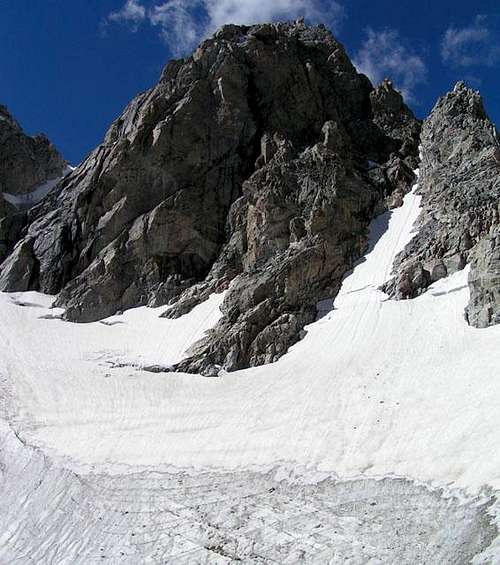 The Middle Teton Glacier....