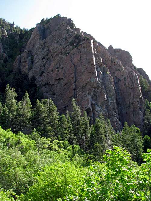 Storm Mountain cliffs