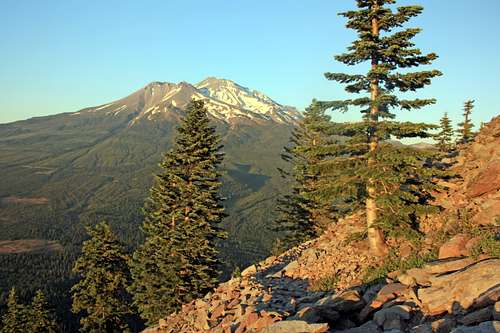 Mt. Shasta from the Black Butte Trail
