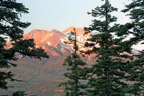 Mt. Shasta alpenglow