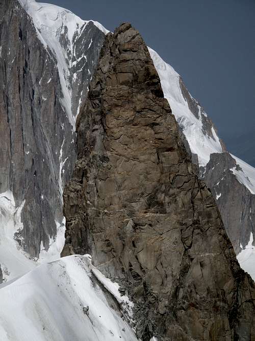 Rappel route from the summit of the Dent du Gent