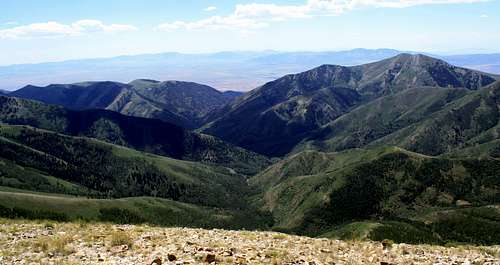 The Lowe Peak summit view