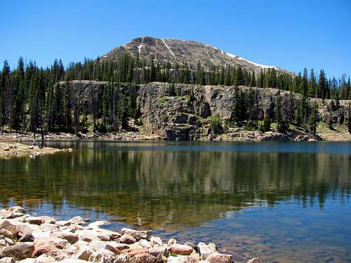 Mt. Watson over Wall Lake