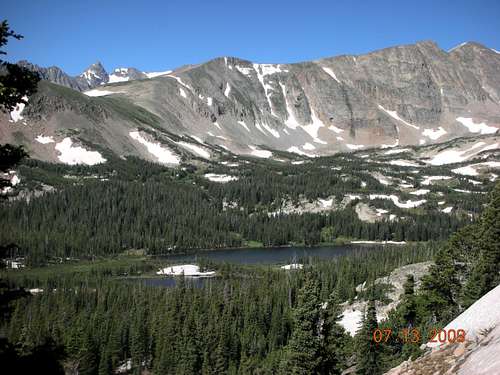 Mitchell Lake from the Mount Audubon Trail