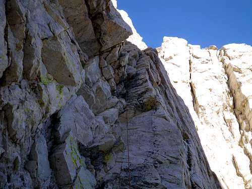 First pitch of North Arete