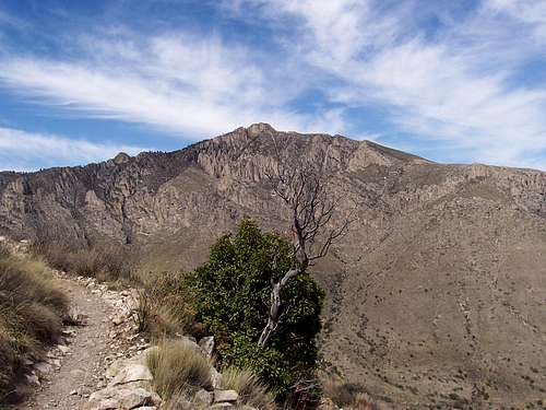 View from the Guadalupe Peak Trail