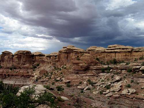Inside the Needles district of Canyonlands NP