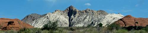 White Rocks peak at northern end of Snow Canyon