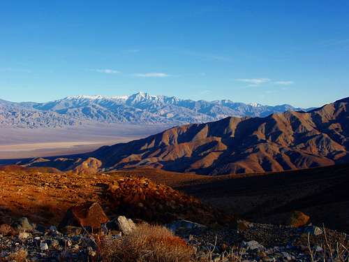 Looking into panamint valley
