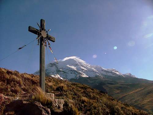Chimborazo from Cerro Chalata.