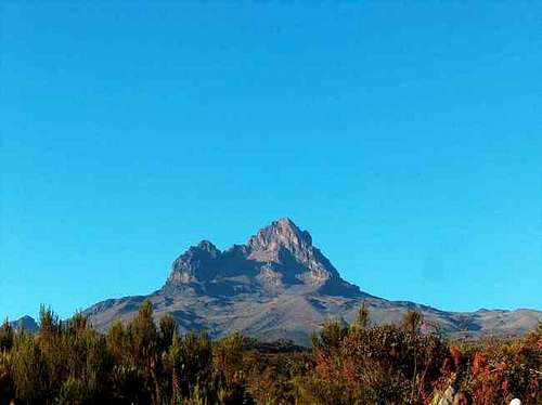 Mount Mewenzi from 9,000 feet...