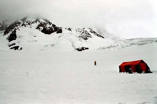 Camping at Hisper Glacier