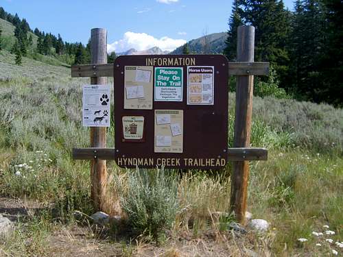 Hyndman Creek Trailhead