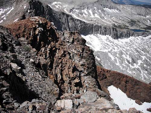 West ridge of Falcon