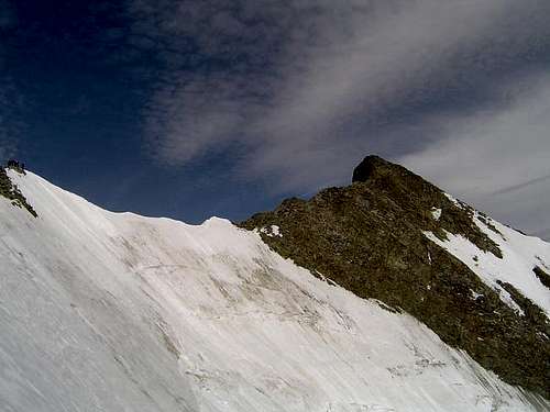 Summit of Piz Bernina seen...